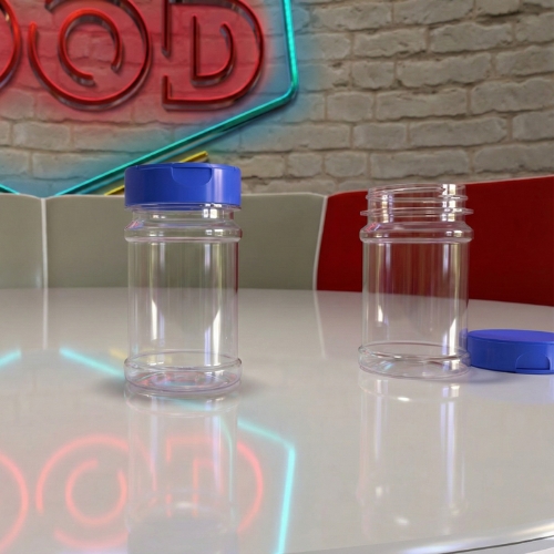 63mm PET Jar With Flip Cap